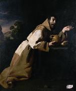 Francisco de Zurbaran Saint Francis in Meditation France oil painting artist